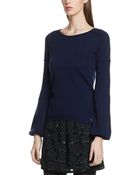 Patrizia Pepe Wool Blend Knit - Lyst