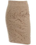 Burberry Lace Skirt - Lyst