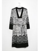 Violeta By Mango Baroque Print Dress - Lyst