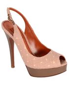 Missoni Slingback Platform Sandal Platform Peeptoe - Lyst