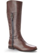 Cole Haan Brown Eldridge Riding Boots - Lyst