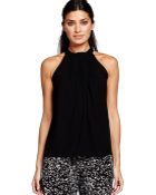 Michael Stars Sleeveless Halter With Neck Pleating - Lyst