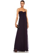 Alexander McQueen Silk Gown - Lyst
