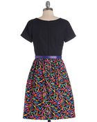 ModCloth Drawn To Style Dress - Lyst