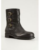 Jimmy Choo 'Dancy' Biker Boots - Lyst