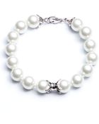 Judith Jack Sterling Silver Pearl Bracelet - Lyst