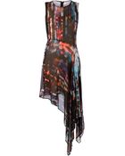 McQ by Alexander McQueen Asymmetrical Dress - Lyst