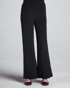 Caroline Rose Wide-Leg Crepe Pants - Lyst