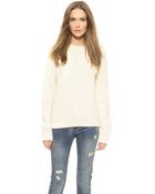 Chinti & Parker Crew Neck Sweater - Cream - Lyst