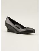 Tod's Wedged Pumps - Lyst