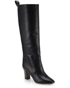 Chloé Leather Knee-High Boots - Lyst