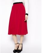 Asos Full Midi Skirt - Lyst