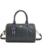 Tory Burch Doreen Robinson Woven Bowling Bag - Lyst