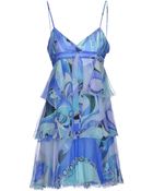 Emilio Pucci Short Dress - Lyst