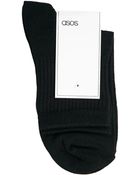 Asos Plain Rib Socks - Lyst
