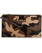 Michael Kors 'Bedford' Zip Clutch - Lyst