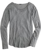 J.Crew Linen-Cotton Long-Sleeve Tee - Lyst