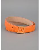 Fendi Logo Buckle Belt - Lyst