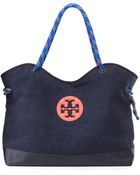 Tory Burch Kellyn Canvas Tote Bag - Lyst