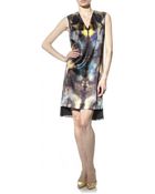 Filippa K Silk Satin Print Dress - Lyst