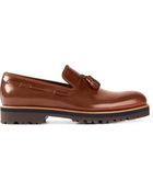 Giorgio Armani Tassel Loafers - Lyst