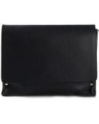 Jil Sander Navy Fold Over Top Shoulder Bag - Lyst