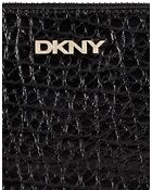 DKNY French Grain Leather Small Zip Around - Lyst