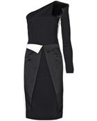 Roland Mouret Bivalves Two-Tone Dress - Lyst