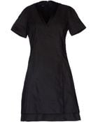 Jil Sander Navy Short Dress - Lyst