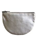 Wayward Leather Pouch Metallic Silver - Lyst
