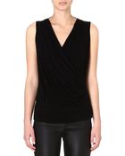Helmut Lang Scala Sleeveless Jersey Top - Lyst