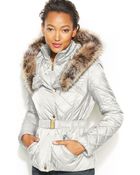 Rachel Rachel Roy Faux-Fur-Trim Puffer Bomber Jacket - Lyst