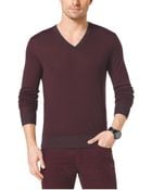 Michael Kors V-Neck Sweater - Lyst