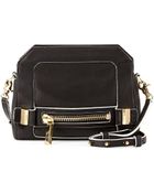 Botkier Honore Contrast-Trim Zip Crossbody Bag - Lyst