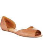 Nine West Byteme Open Toe Flats - Lyst