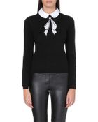 Alice + Olivia Ribbon Bow Sweater - Lyst