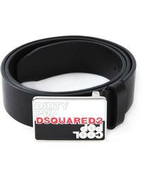 DSquared2 Logo Belt - Lyst