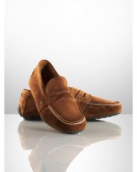 Ralph Lauren Hayward Suede Driver - Lyst