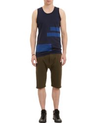 Helmut Lang Bar Stripe-Print Tank - Lyst