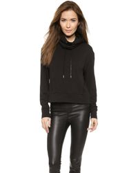 Helmut Lang Villous Sweatshirt - Black - Lyst