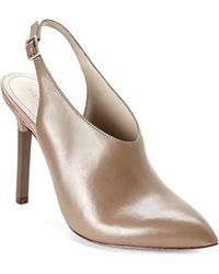 Pour La Victoire Grey Zen Slingback Pumps - Lyst
