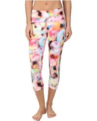 Adidas Performer Mid-Rise Three-Quarter Tight - Festival Print - Lyst