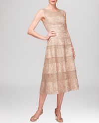 Kay Unger Dress - Sleeveless Illusion Lace - Lyst