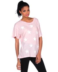 Wildfox Starshine Tee - Lyst