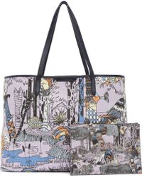 Mary Katrantzou Lavender Forest Flash Melina Tote - Lyst