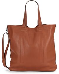 Giorgio Armani Calfskin Tote - Lyst