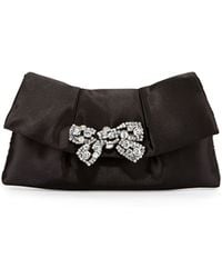Betsey Johnson Bow Brooch Clutch Bag - Lyst