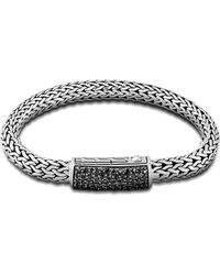 John Hardy Medium Chain Station Clasp Bracelet 7.5Mm - Lyst