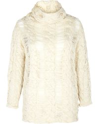 Denham Cream Comino Ladder Jumper - Lyst
