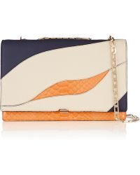 Victoria Beckham Leather And Python Shoulder Bag - Lyst